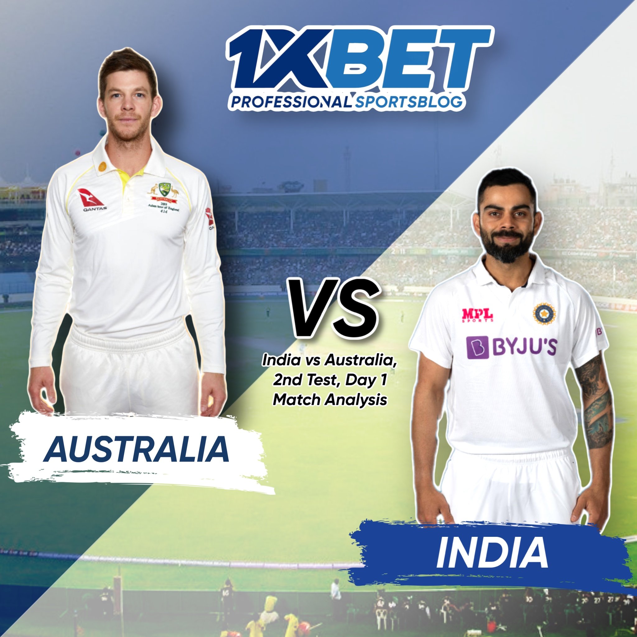India vs Australia, 2nd Test, Day 1 Match Analysis