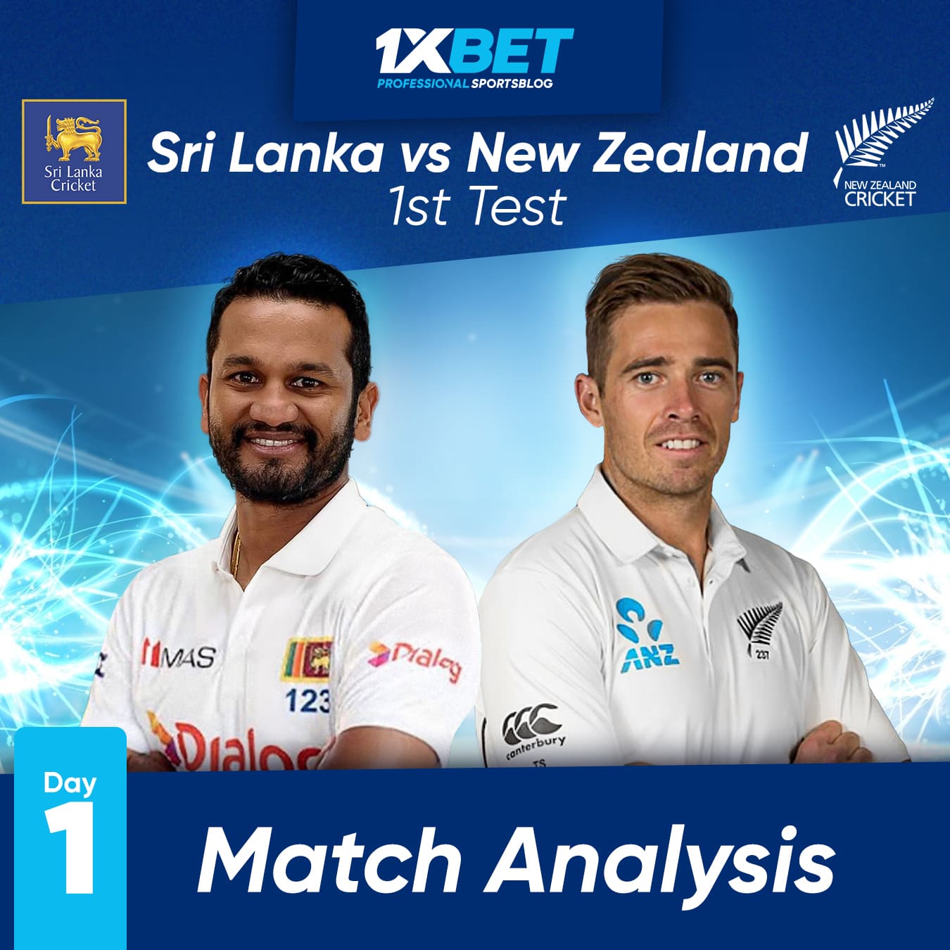 Sri Lanka vs New Zealand, 1st Test, Day 1 Match Analysis