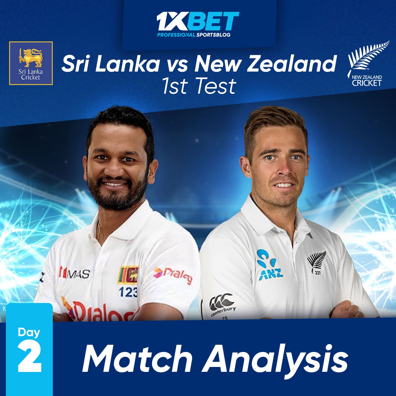 Sri Lanka vs New Zealand, 1st Test, Day 2 Match Analysis