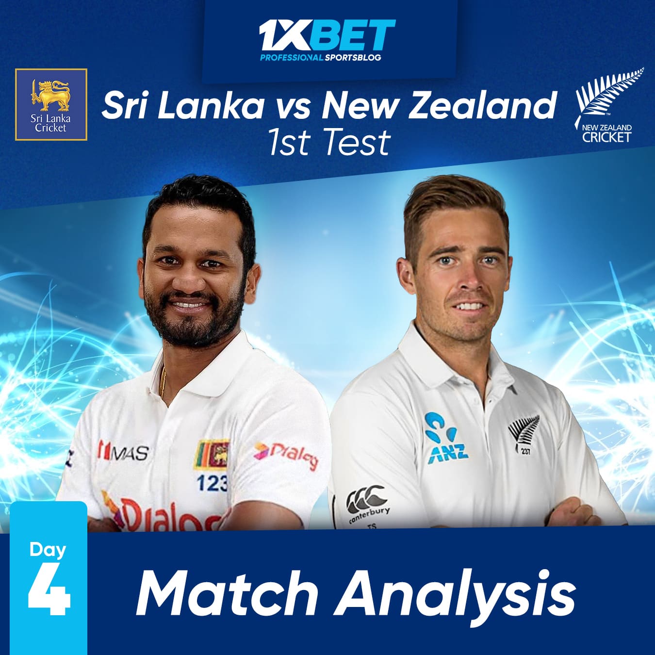 `Sri Lanka vs New Zealand, 1st Test, Day 4 Match Analysis