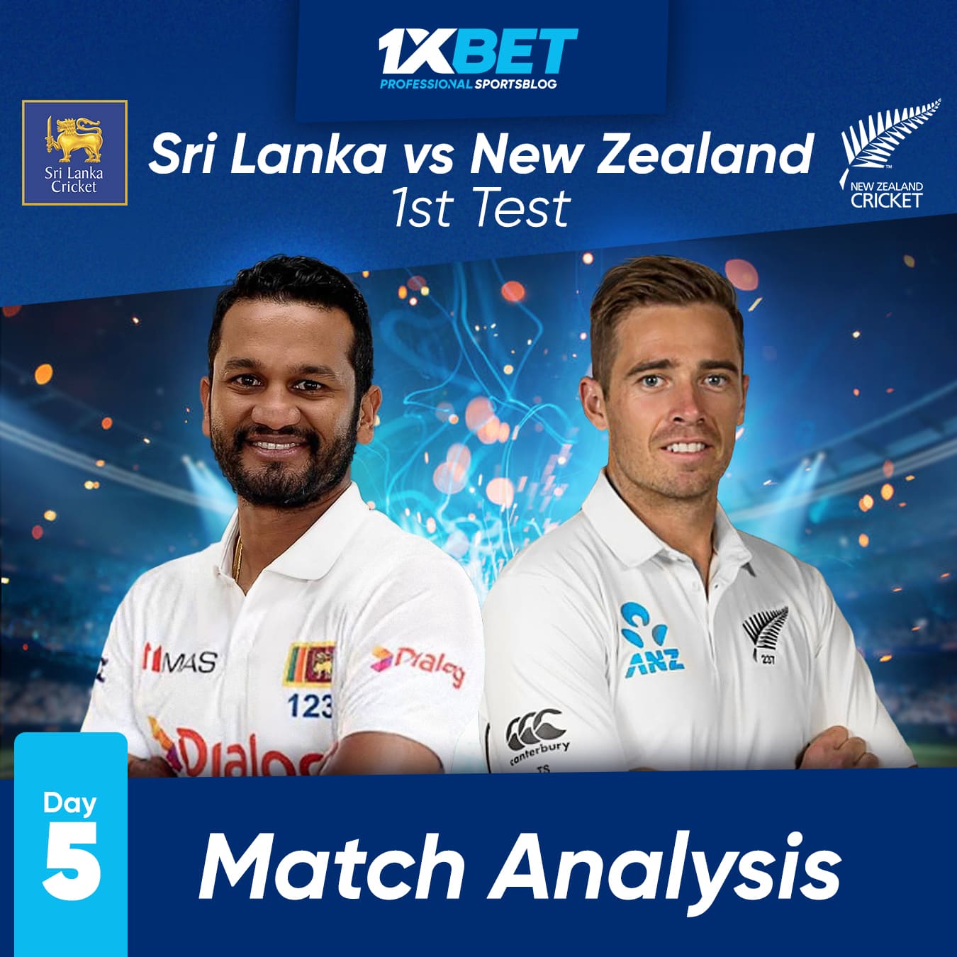 Sri Lanka vs New Zealand, 1st Test, Day 5 Match Analysis