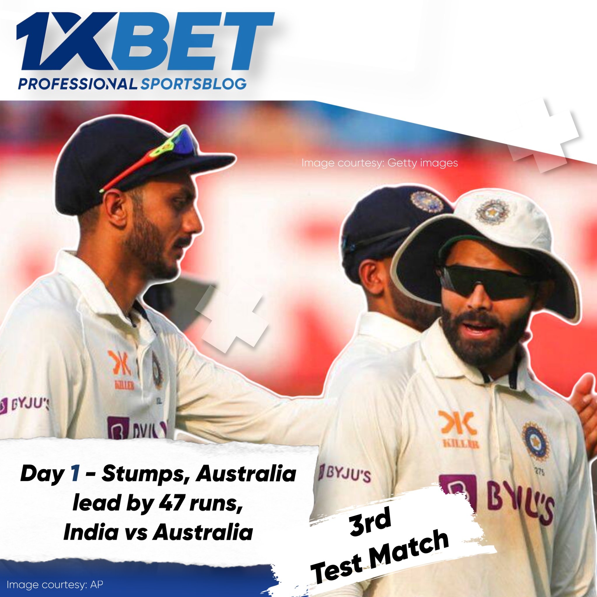 Day 1 - Stumps, Australia lead by 47 runs