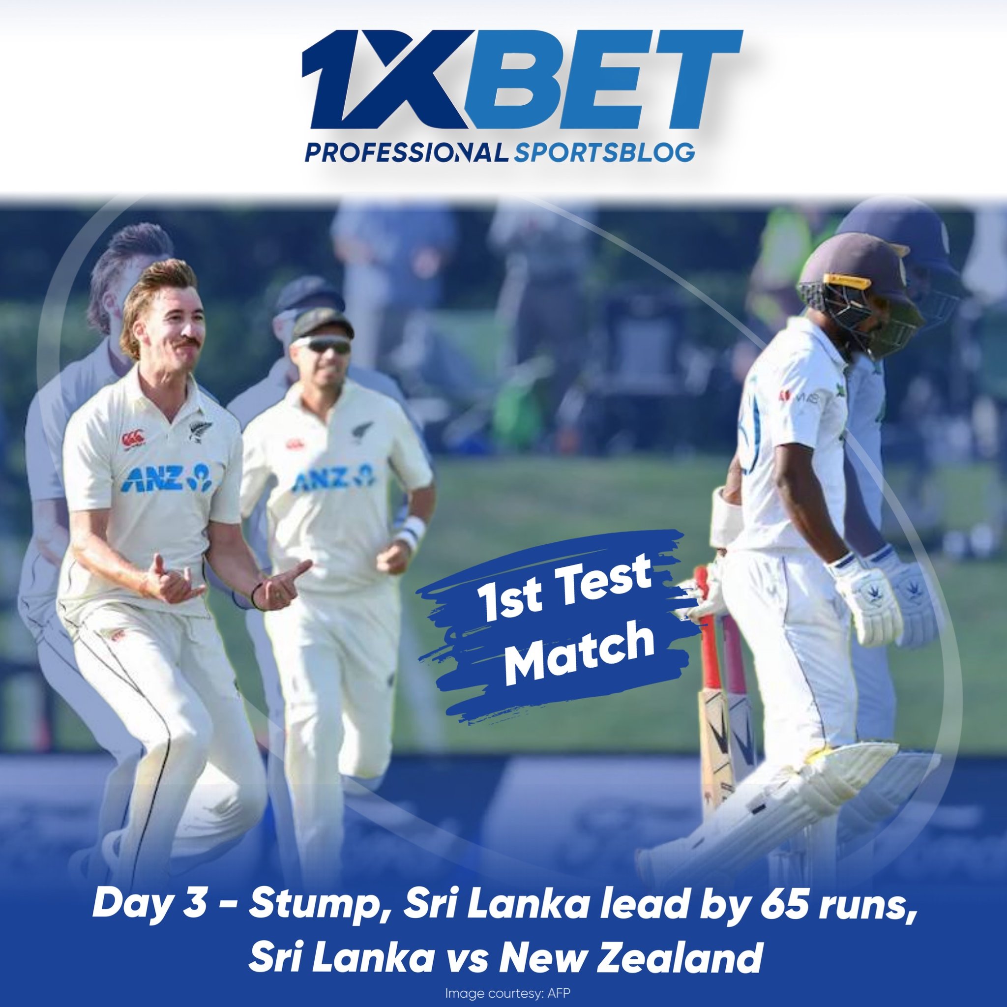 Day 3 - Stump, Sri Lanka lead by 65 runs
