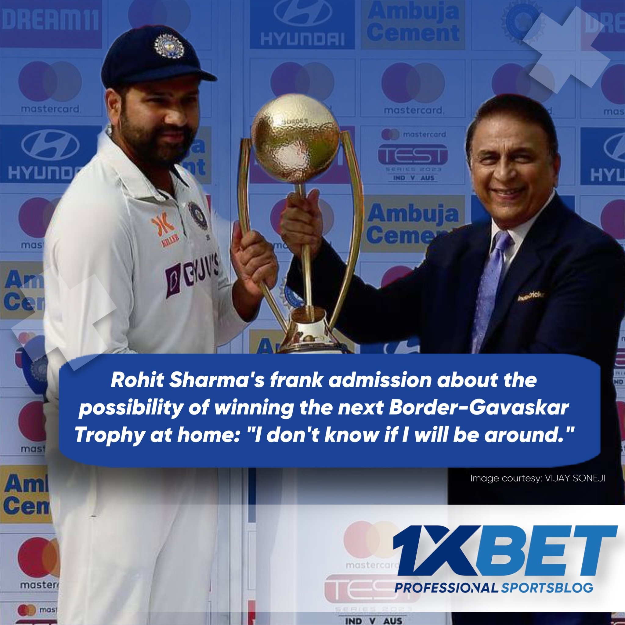 Rohit Sharma's frank admission about the possibility of winning the next Border-Gavaskar Trophy at home: "I don't know if I will be around."