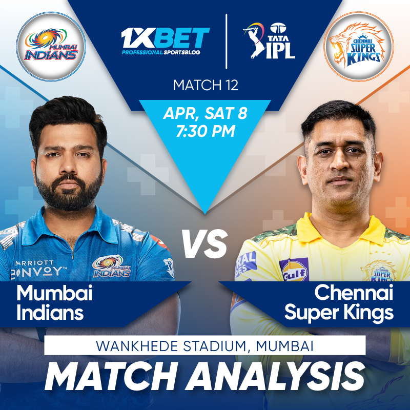 Mumbai Indians vs Chennai Super Kings, IPL 2023, 12th Match Analysis