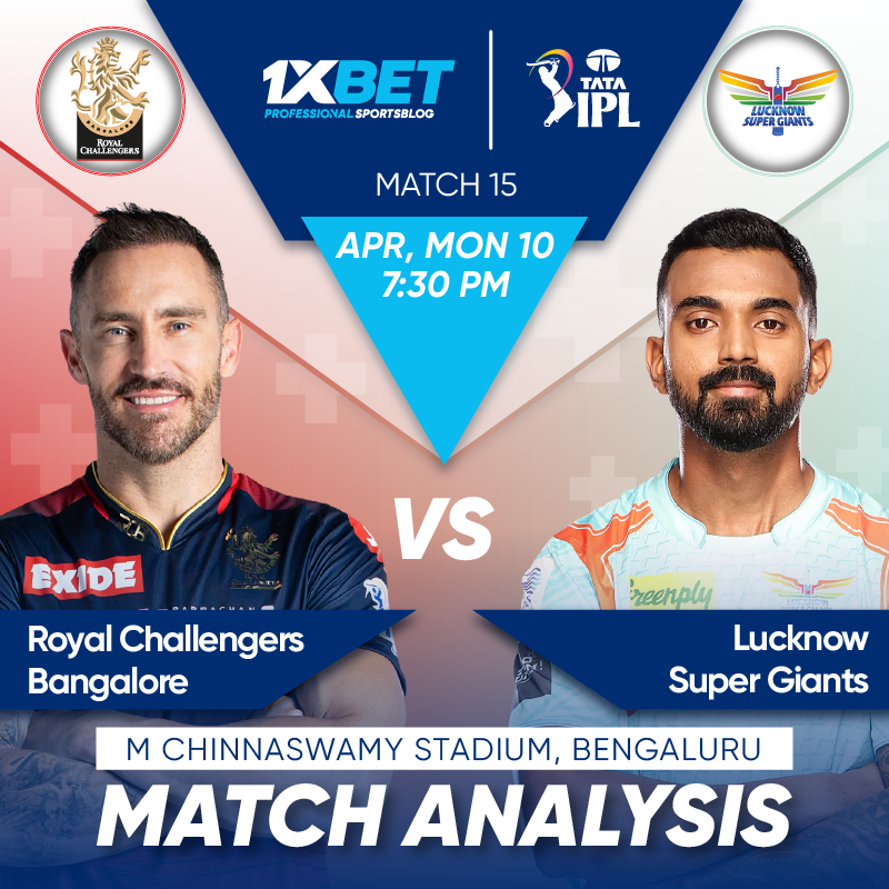 Lucknow Super Giants vs Royal Challengers Bangalore, IPL 2023, 15th Match Analysis