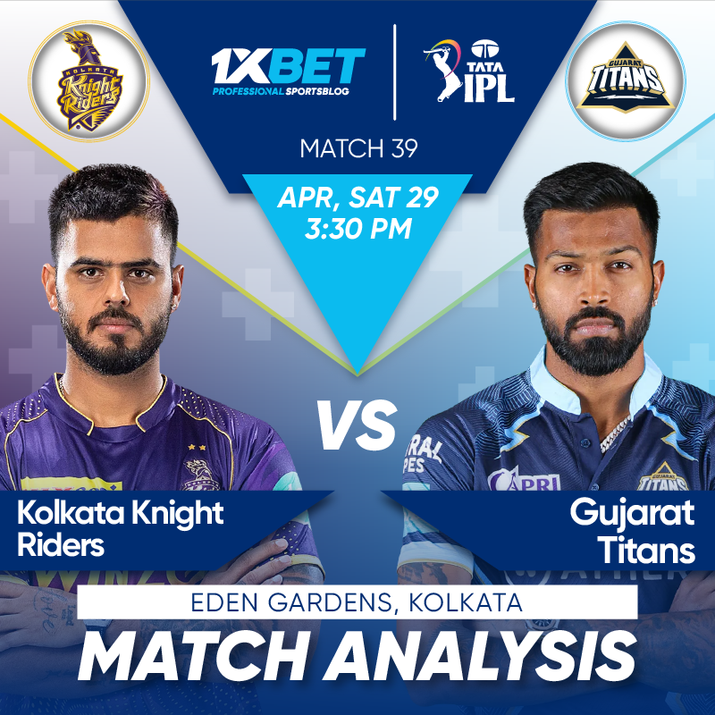Kolkata Knight Riders vs Gujarat Titans, IPL 2023, 39th Match Analysis