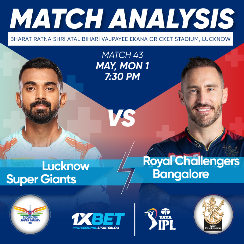Lucknow Super Giants vs Royal Challengers Bangalore, IPL 2023, 43rd Match Analysis