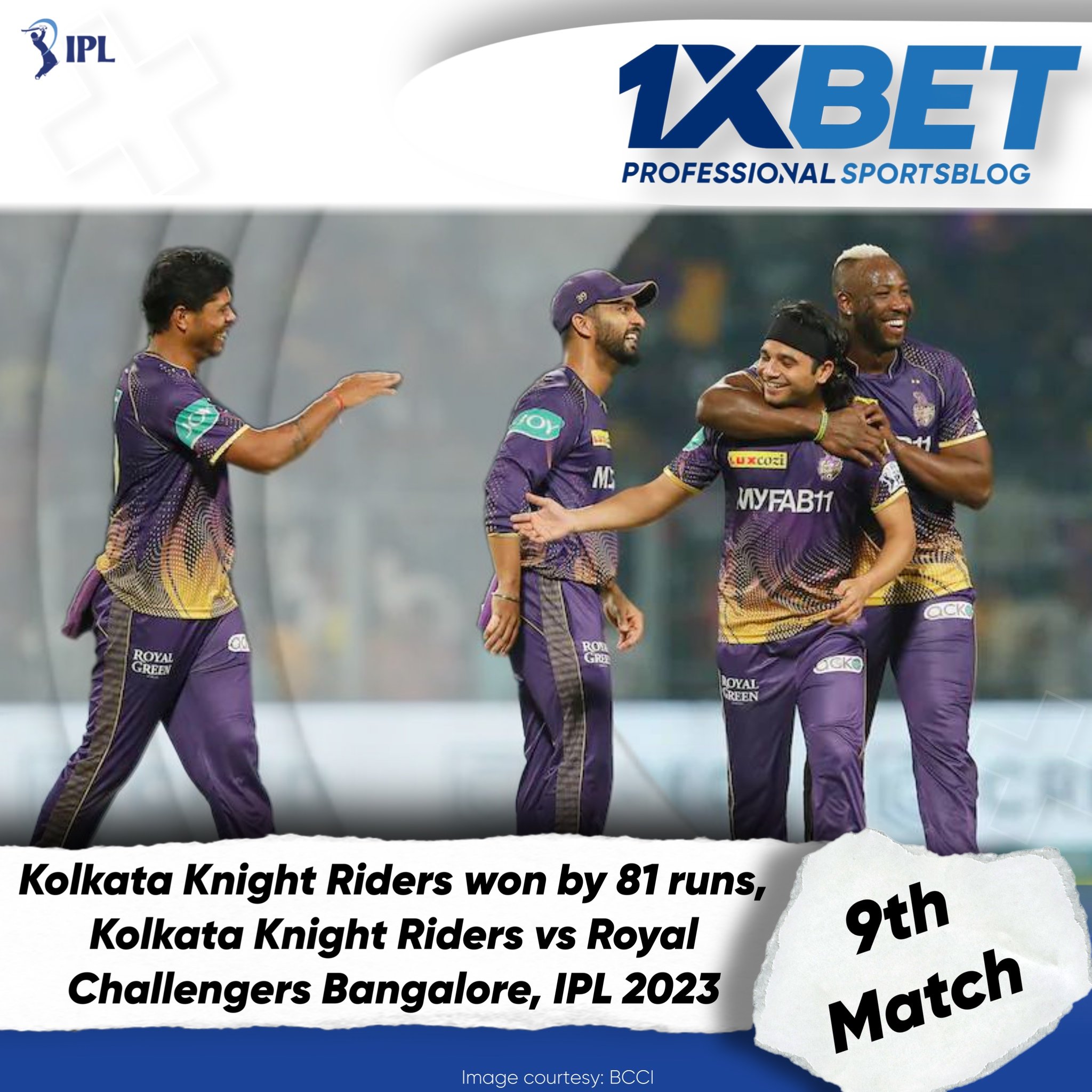 Kolkata Knight Riders won by 81 runs