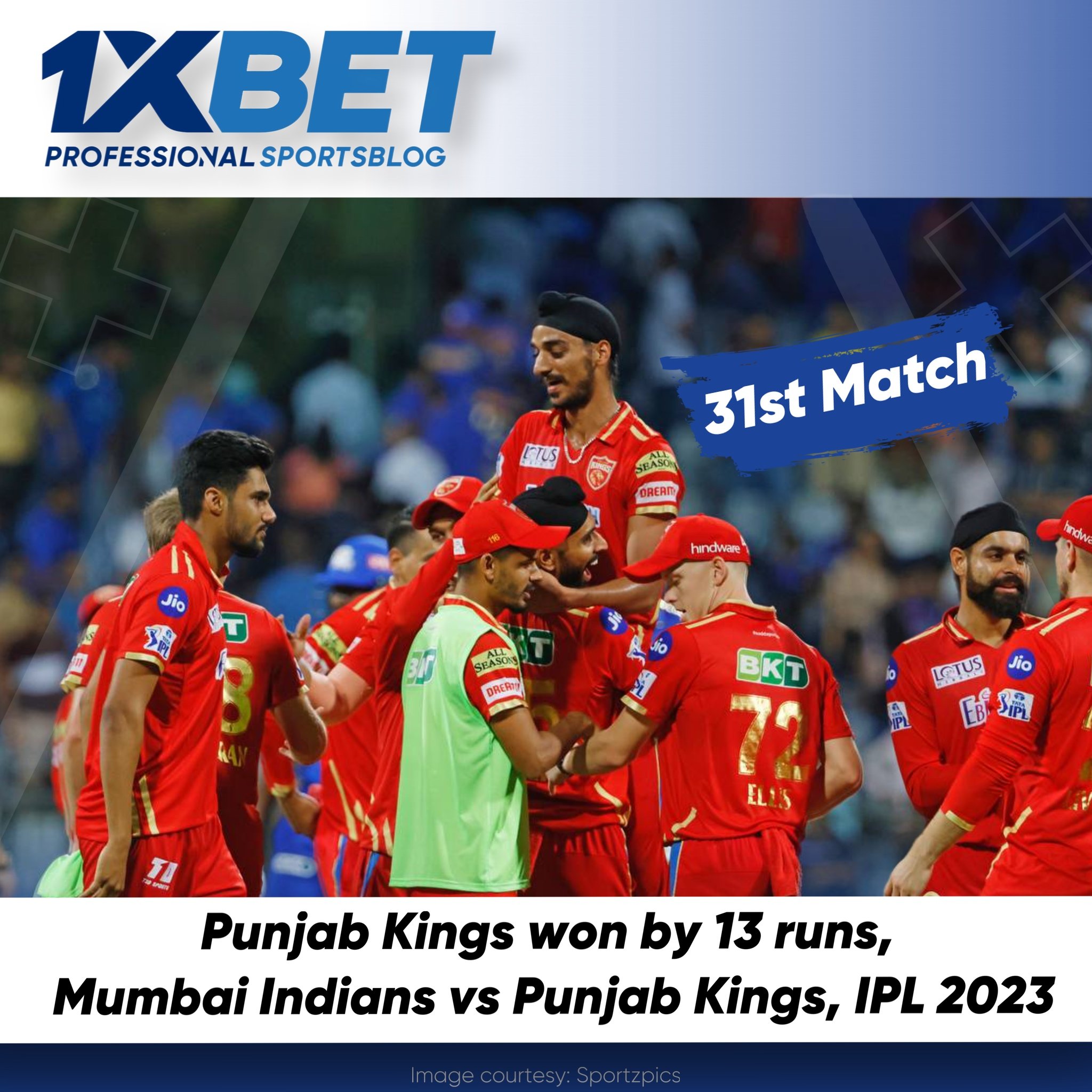 Punjab Kings won by 13 runs