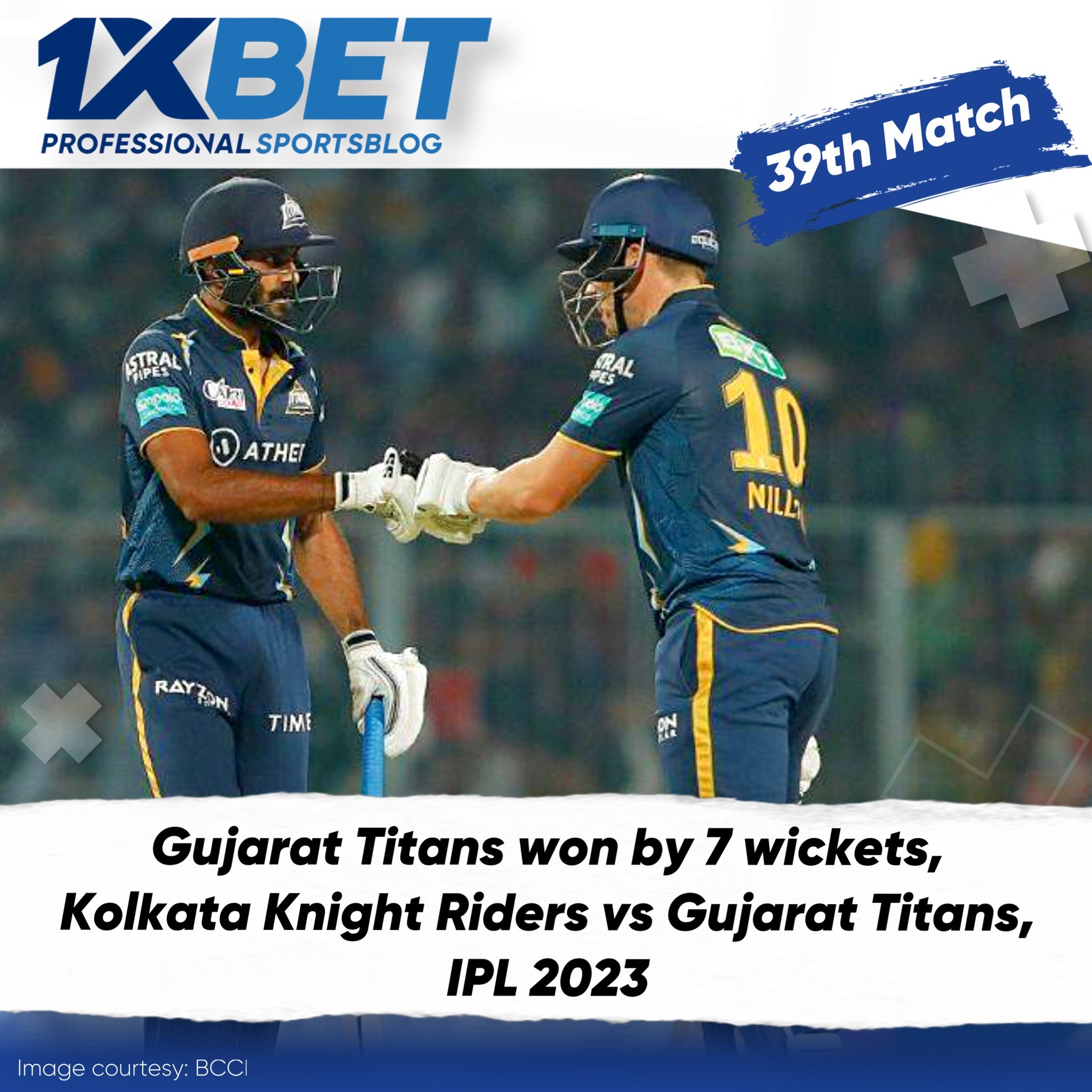 Gujarat Titans won by 7 wickets