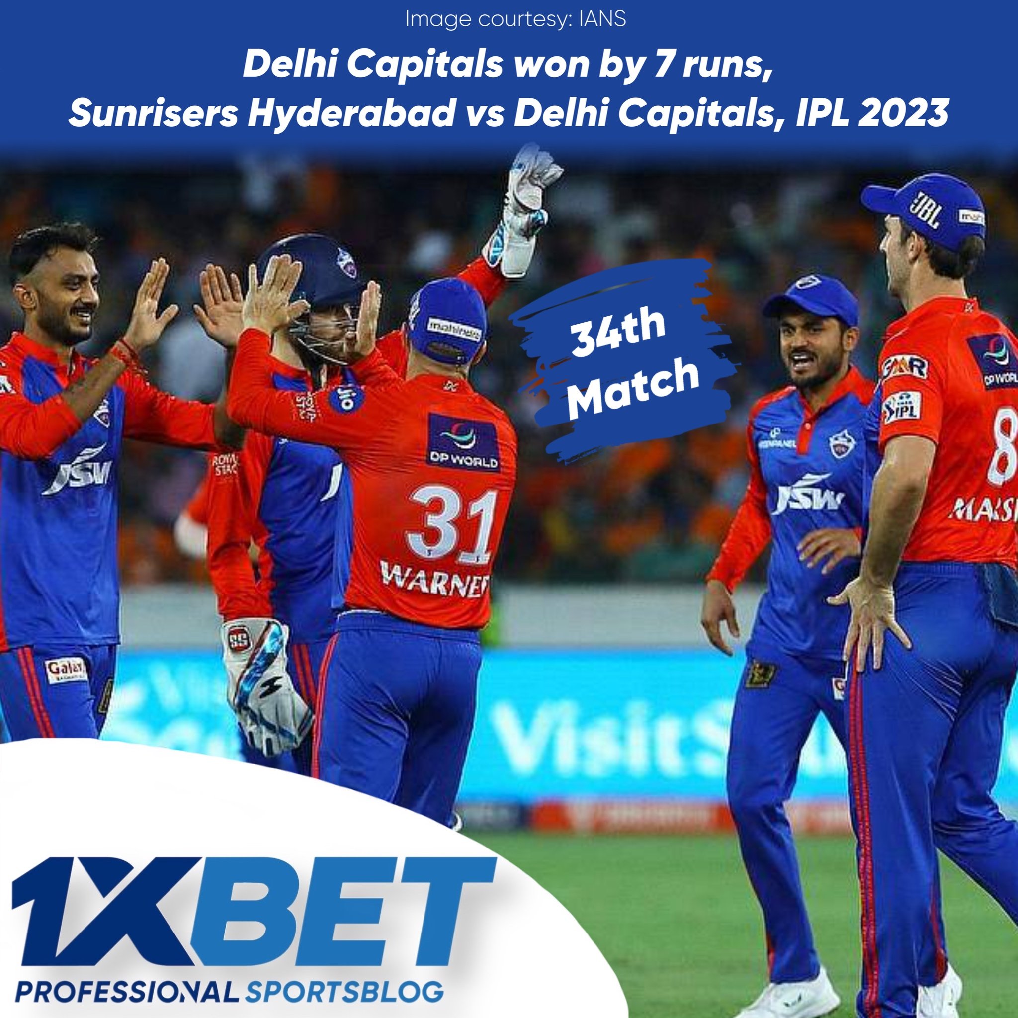 Delhi Capitals won by 7 runs