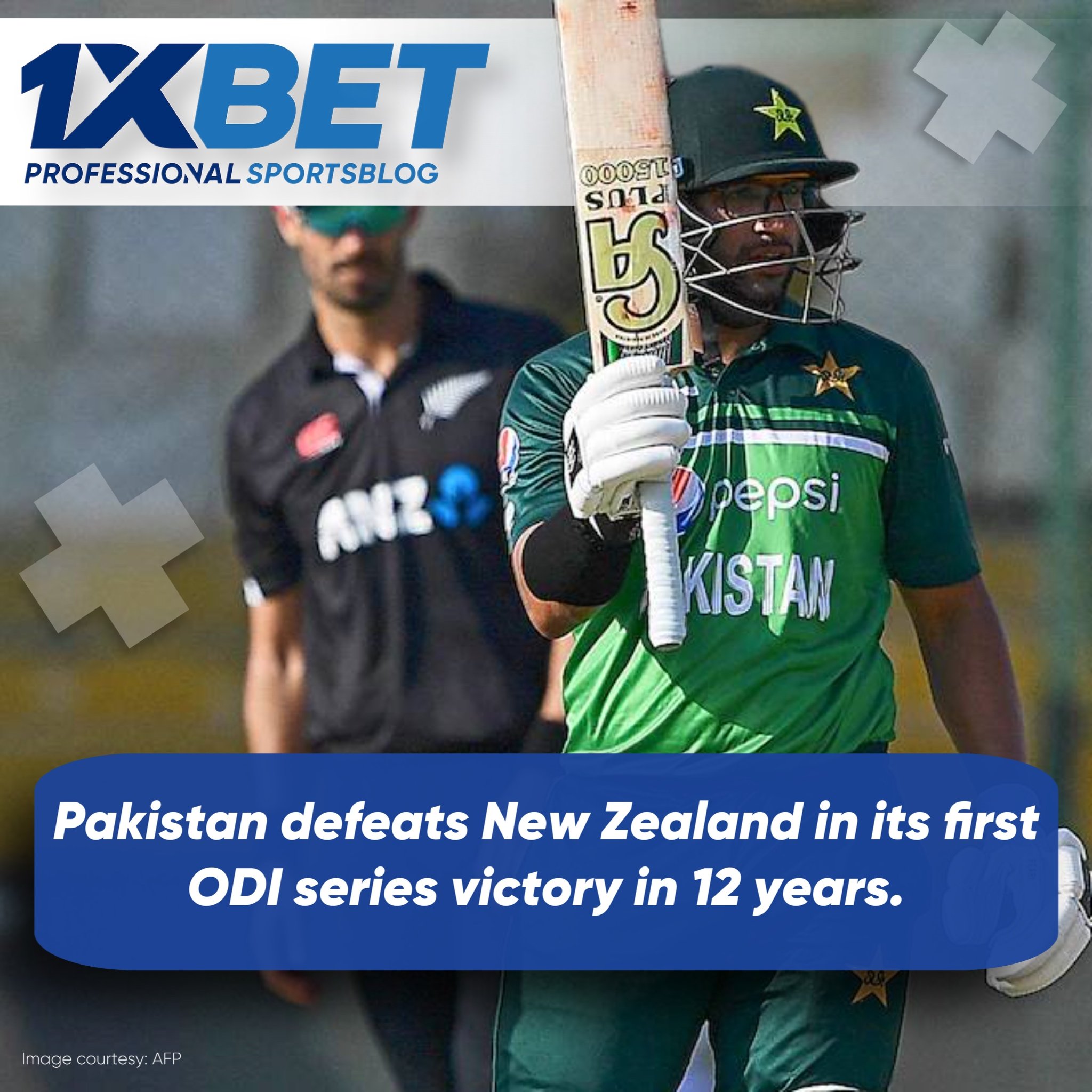 Pakistan defeats New Zealand in its first ODI series victory in 12 years