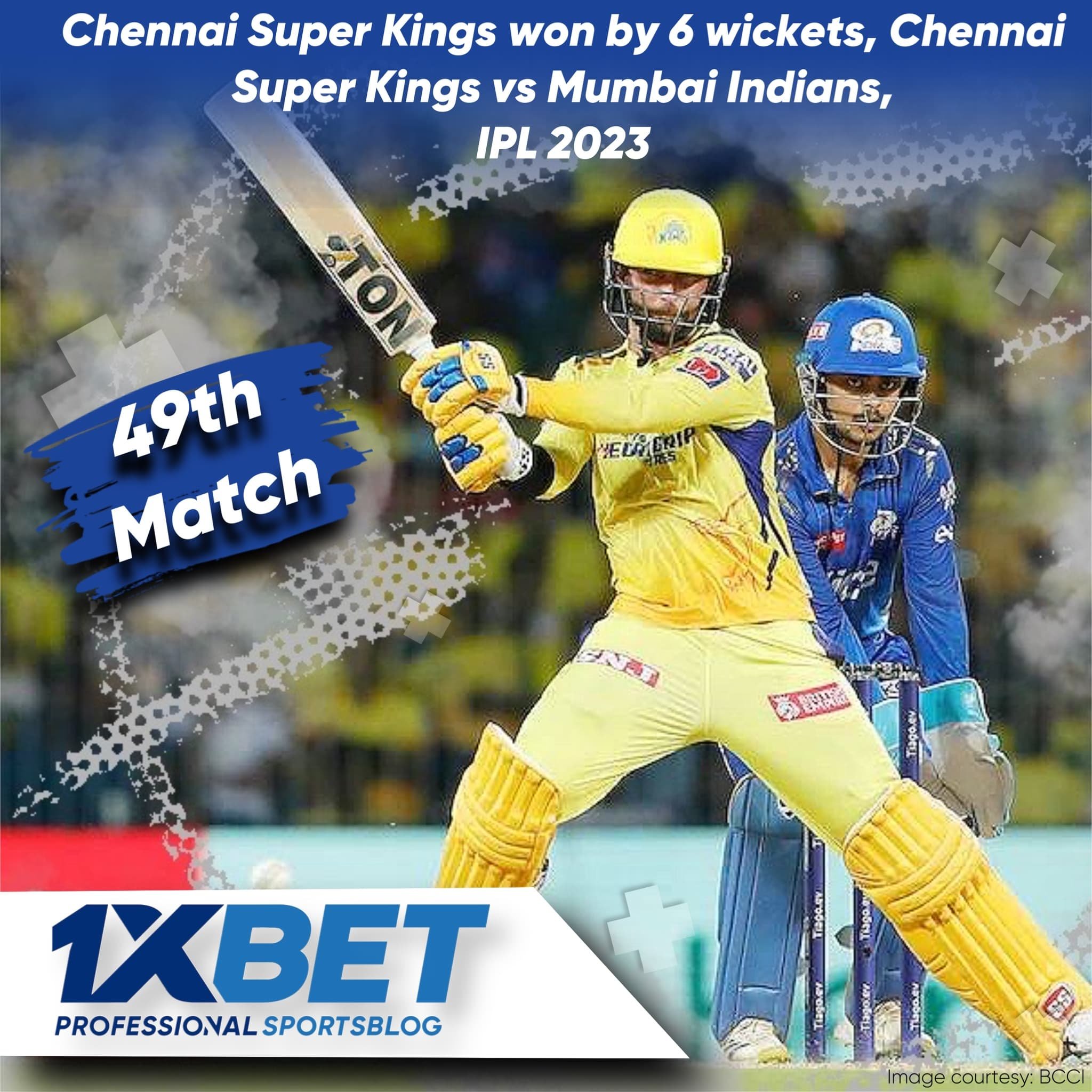 Chennai Super Kings won by 6 wickets2