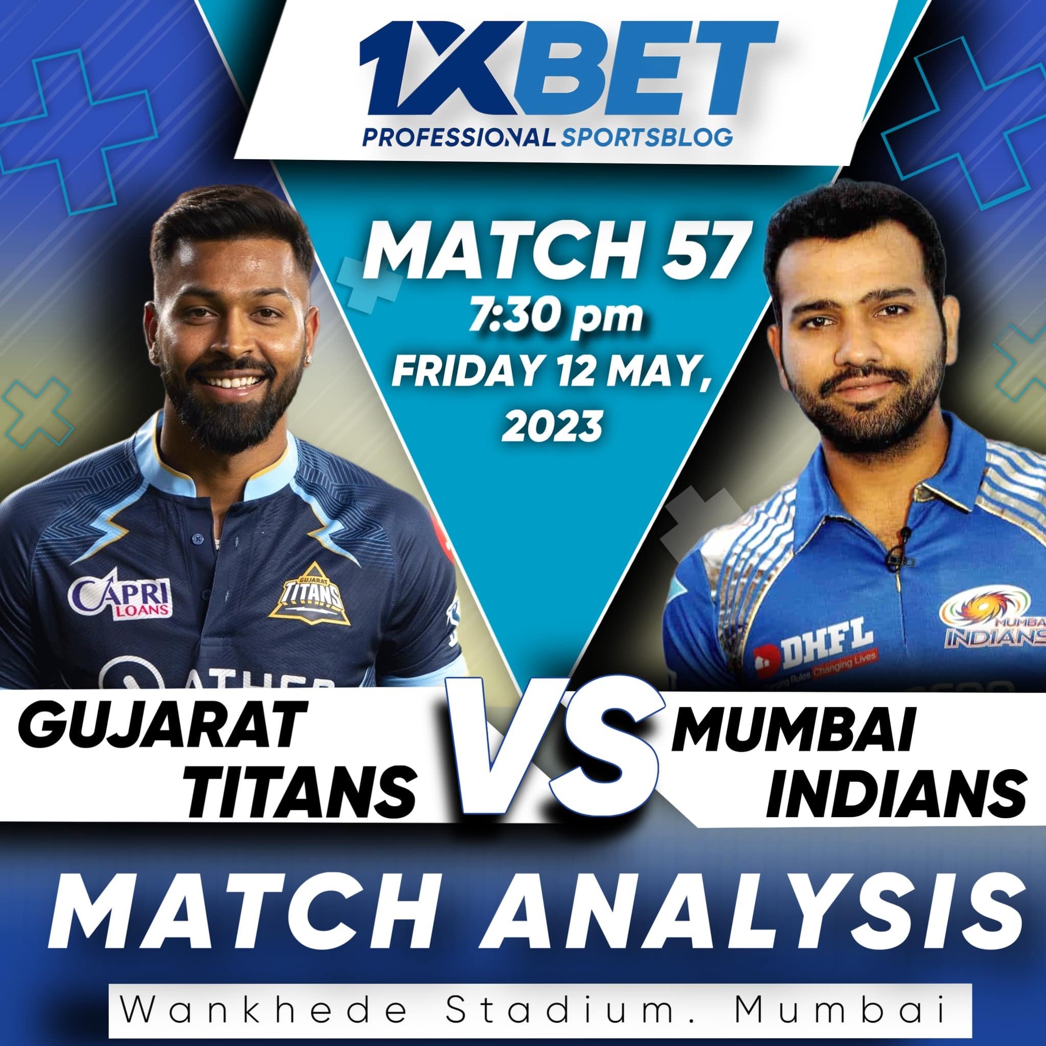 Mumbai Indians vs Gujarat Titans, IPL 2023, 57th Match Analysis