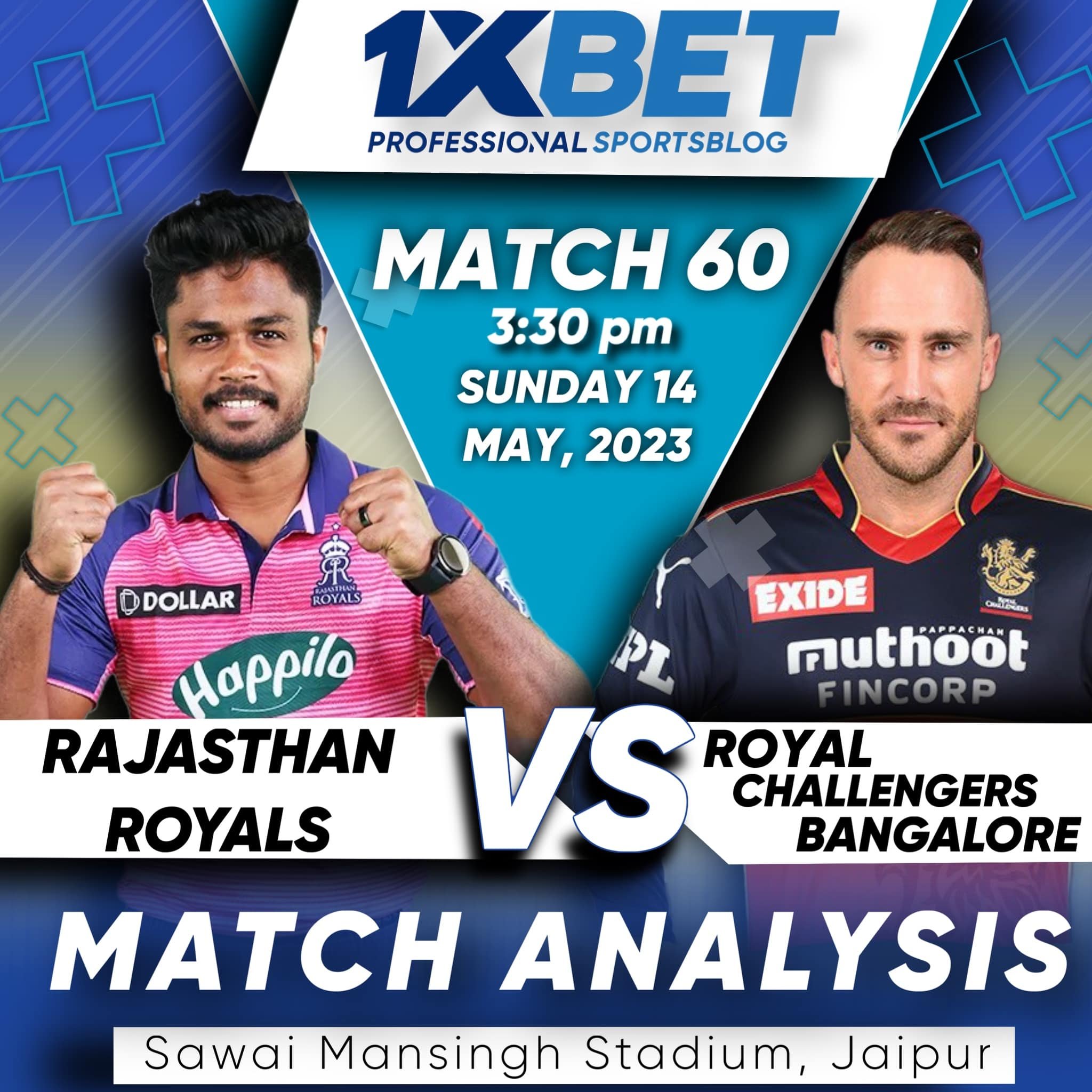 Rajasthan Royals vs Royal Challengers Bangalore, IPL 2023, 60th Match Analysis