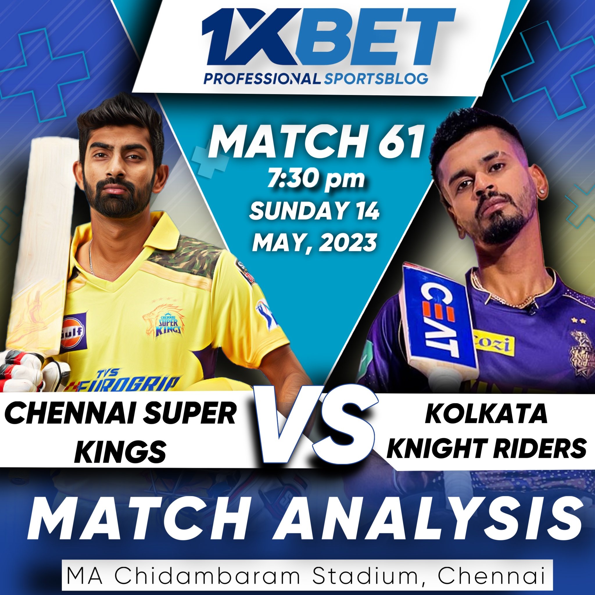 Chennai Super Kings vs Kolkata Knight Riders, IPL 2023, 61st Match Analysis