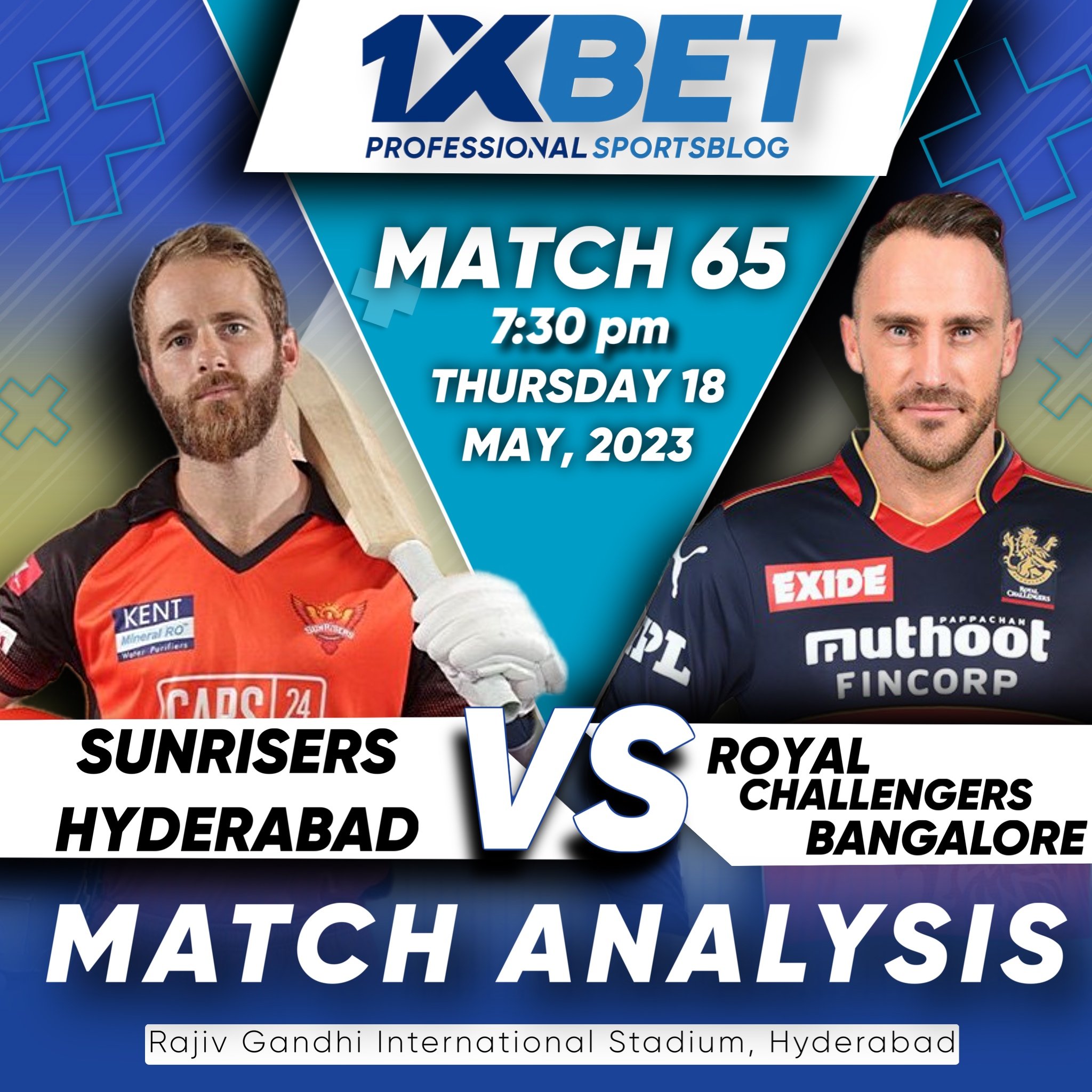 Sunrisers Hyderabad vs Royal Challengers Bangalore, IPL 2023, 65th Match Analysis