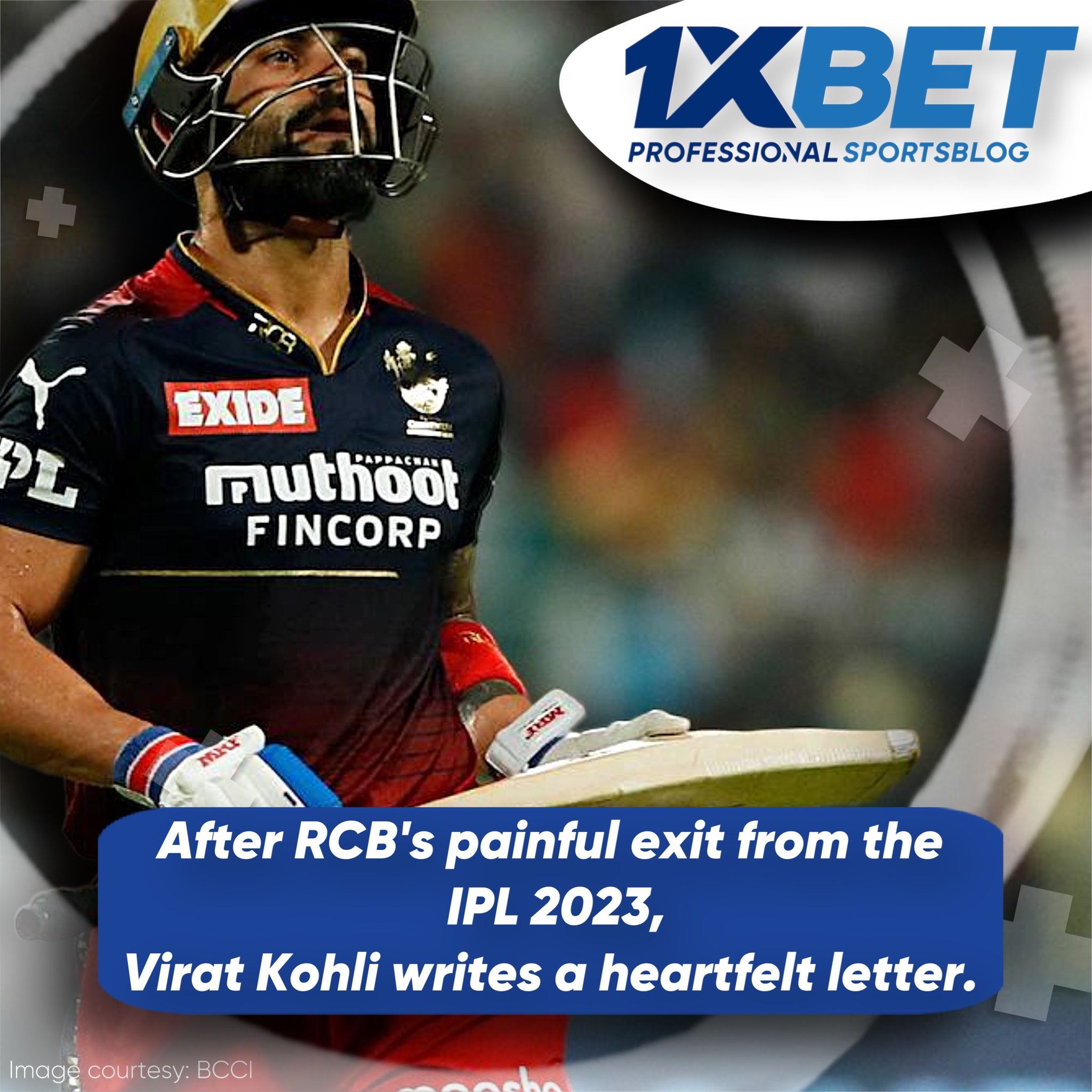 After RCB's painful exit from the IPL 2023, Virat Kohli writes a heartfelt letter.