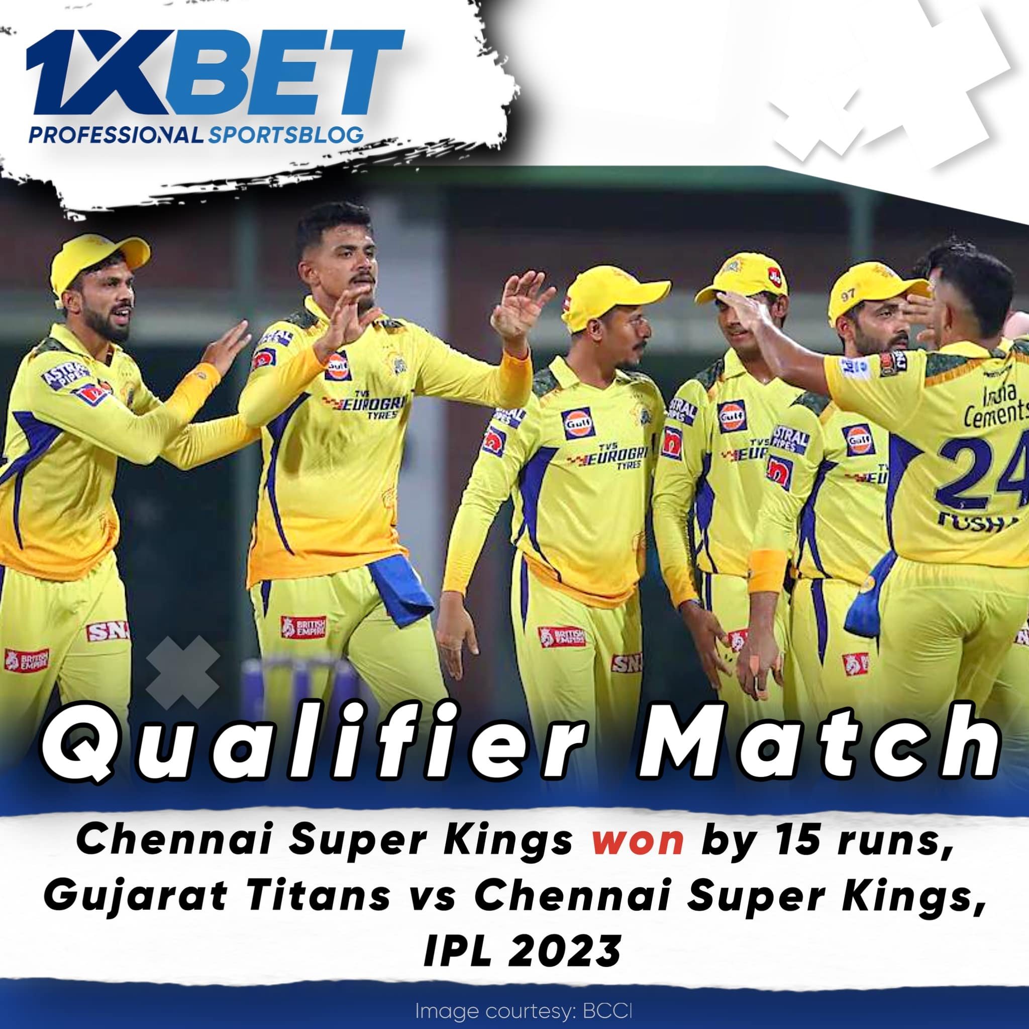 Chennai Super Kings won by 15 runs