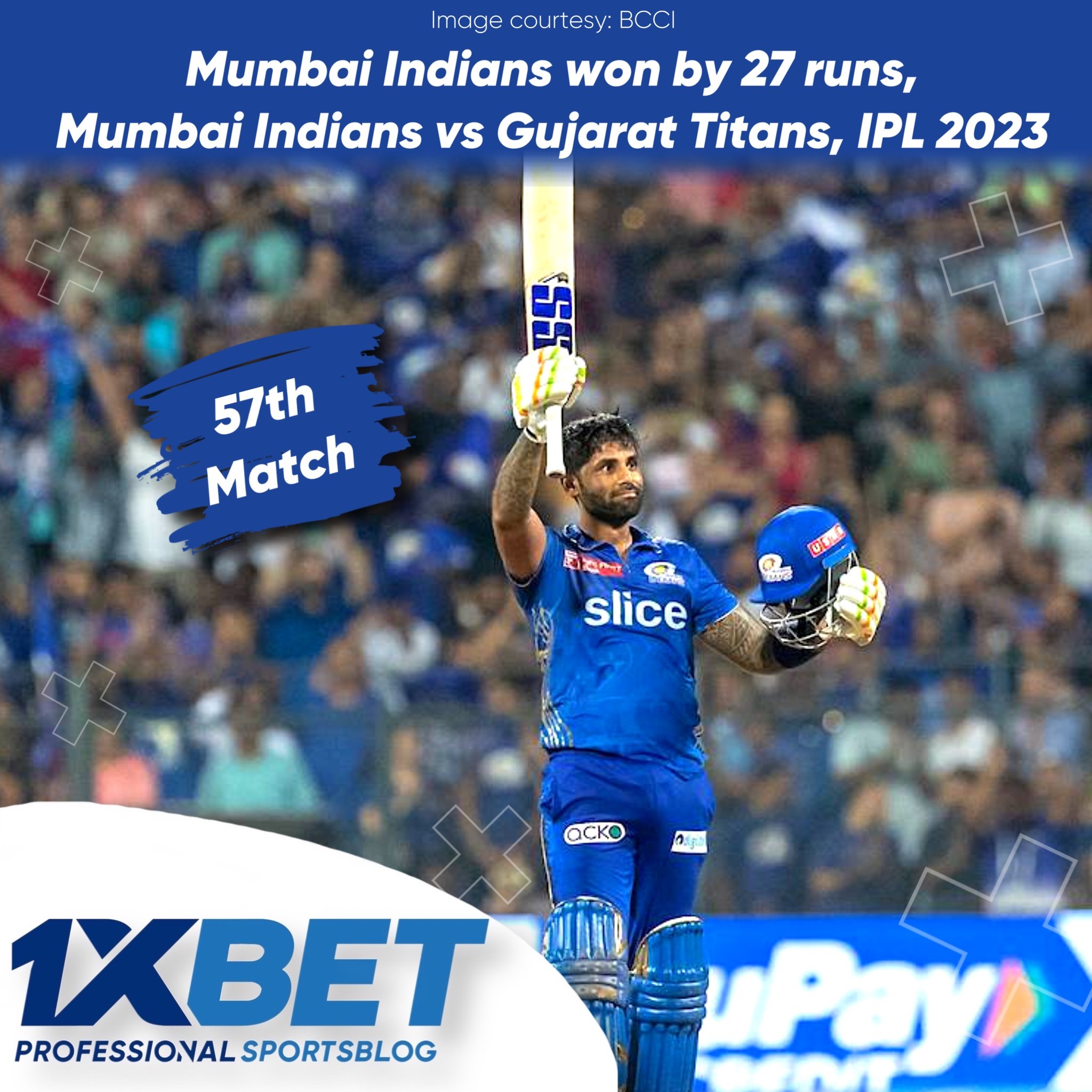 Mumbai Indians won by 27 runs