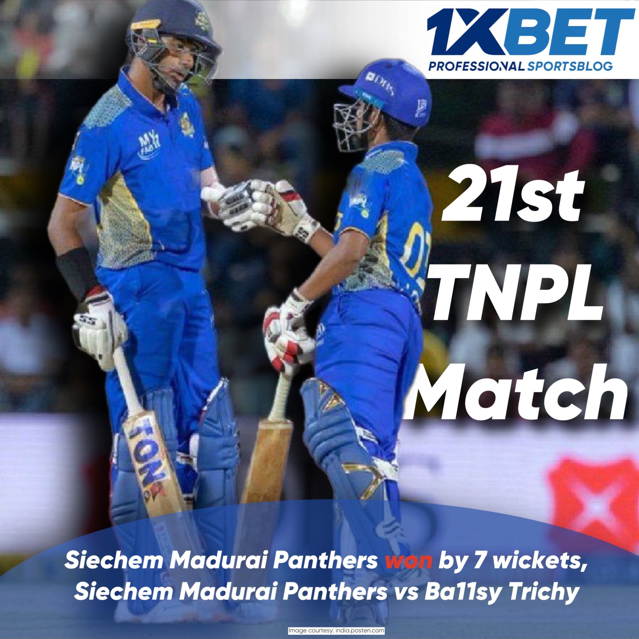 Siechem Madurai Panthers won by 7 wickets