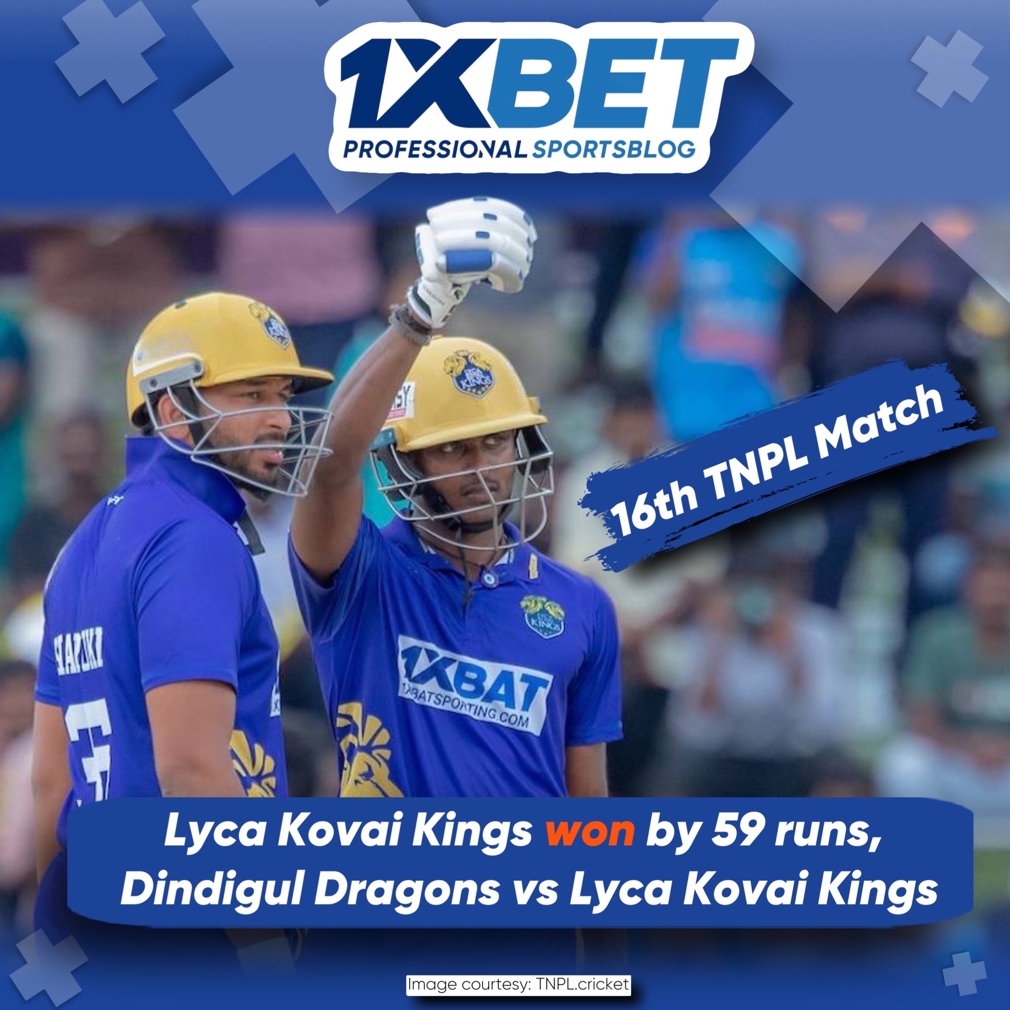 Lyca Kovai Kings won by 59 runs