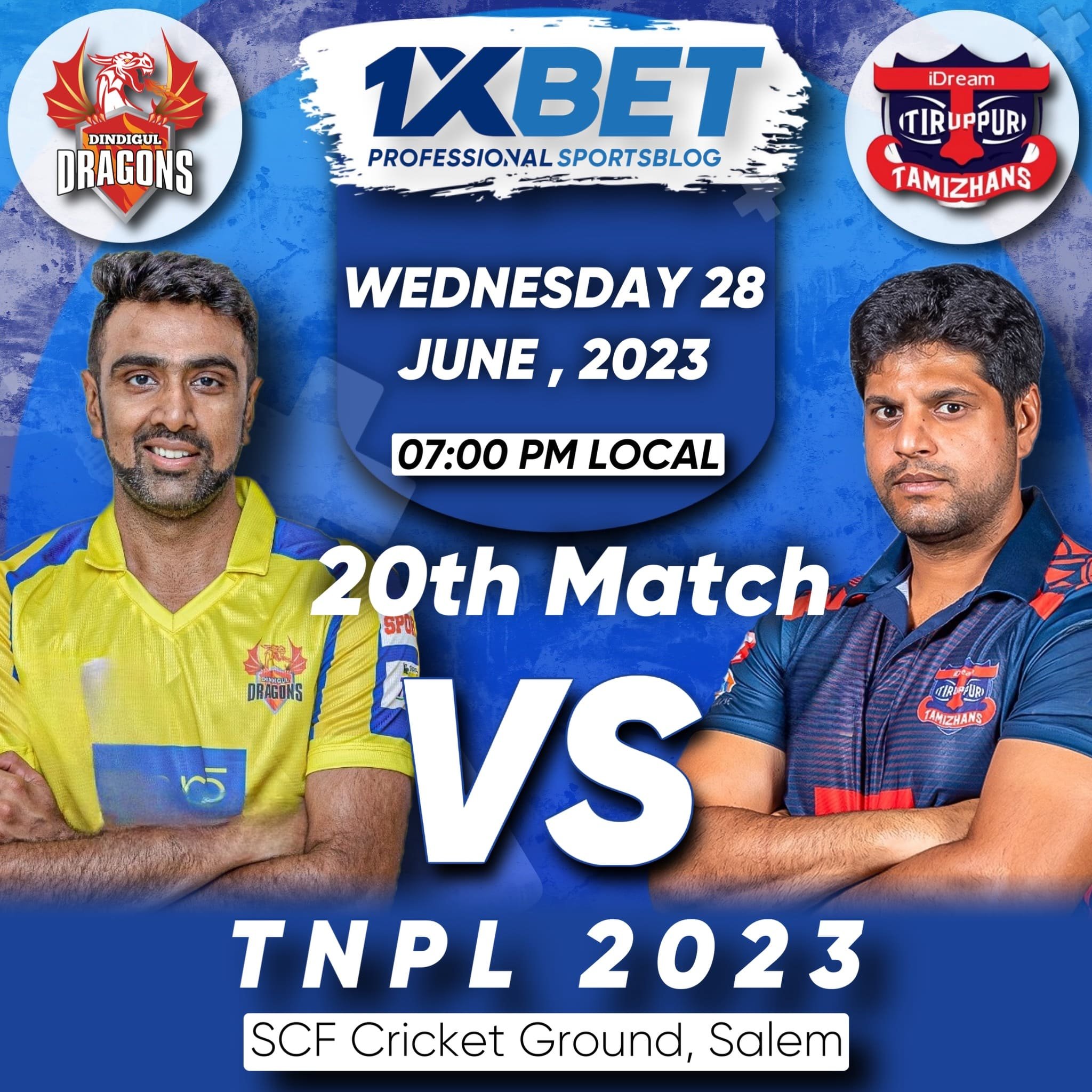 IDream Tiruppur Tamizhans vs Dindigul Dragons, TNPL 2023, 20th Match Analysis