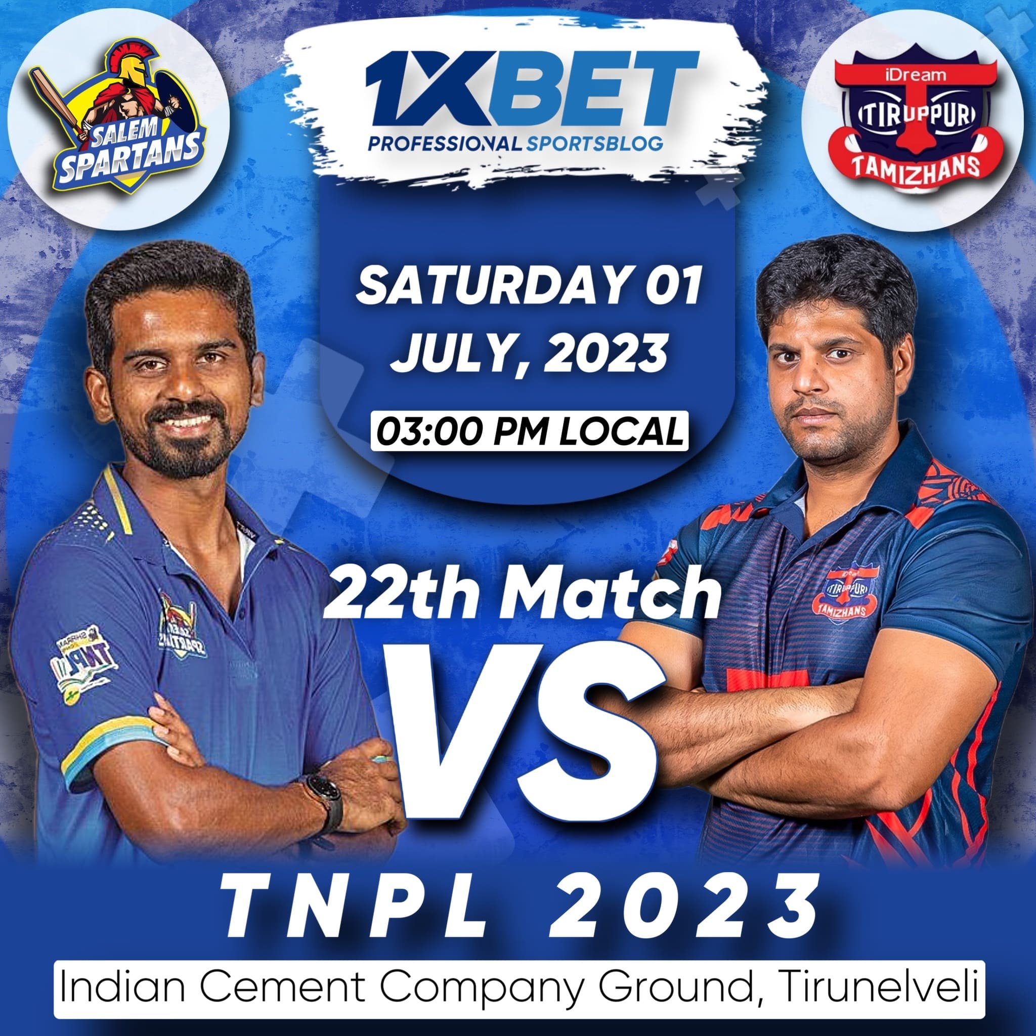 IDream Tiruppur Tamizhans vs Salem Spartans, TNPL 2023, 22nd Match Analysis