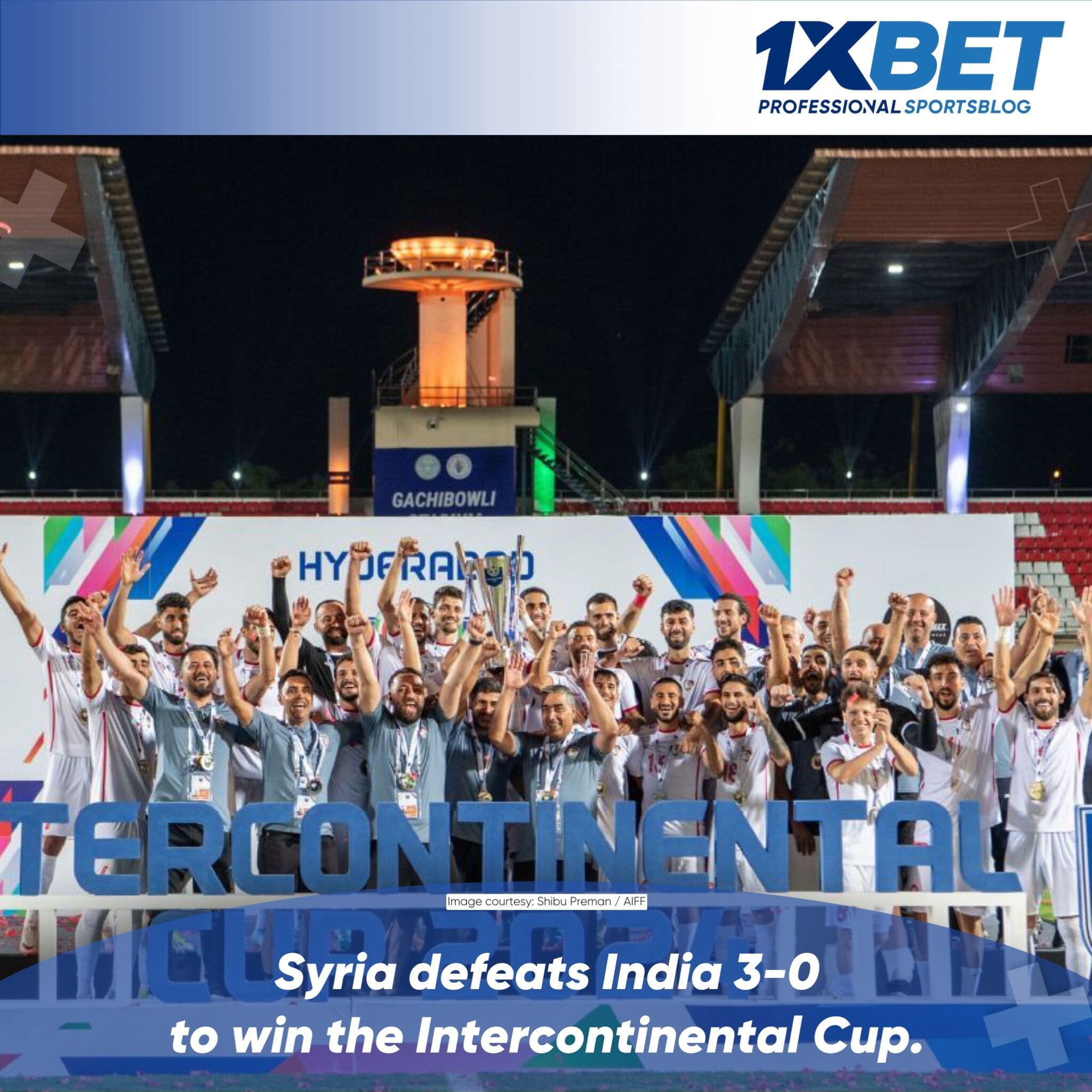 Syria Triumphs Over India in Intercontinental Cup Victory