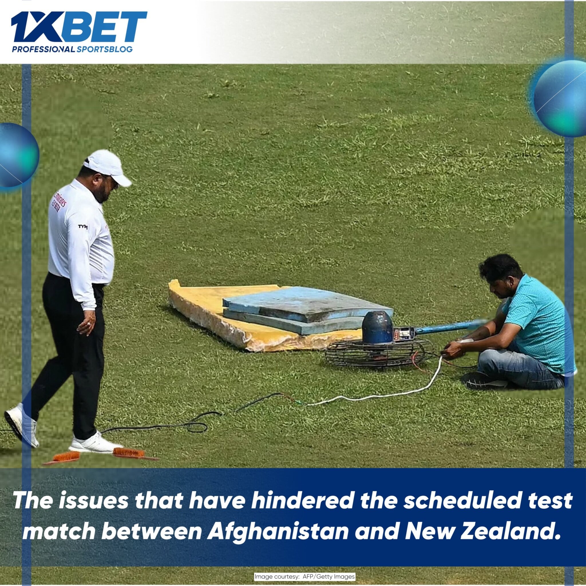 Rain Delays Afghanistan and New Zealand Cricket Test