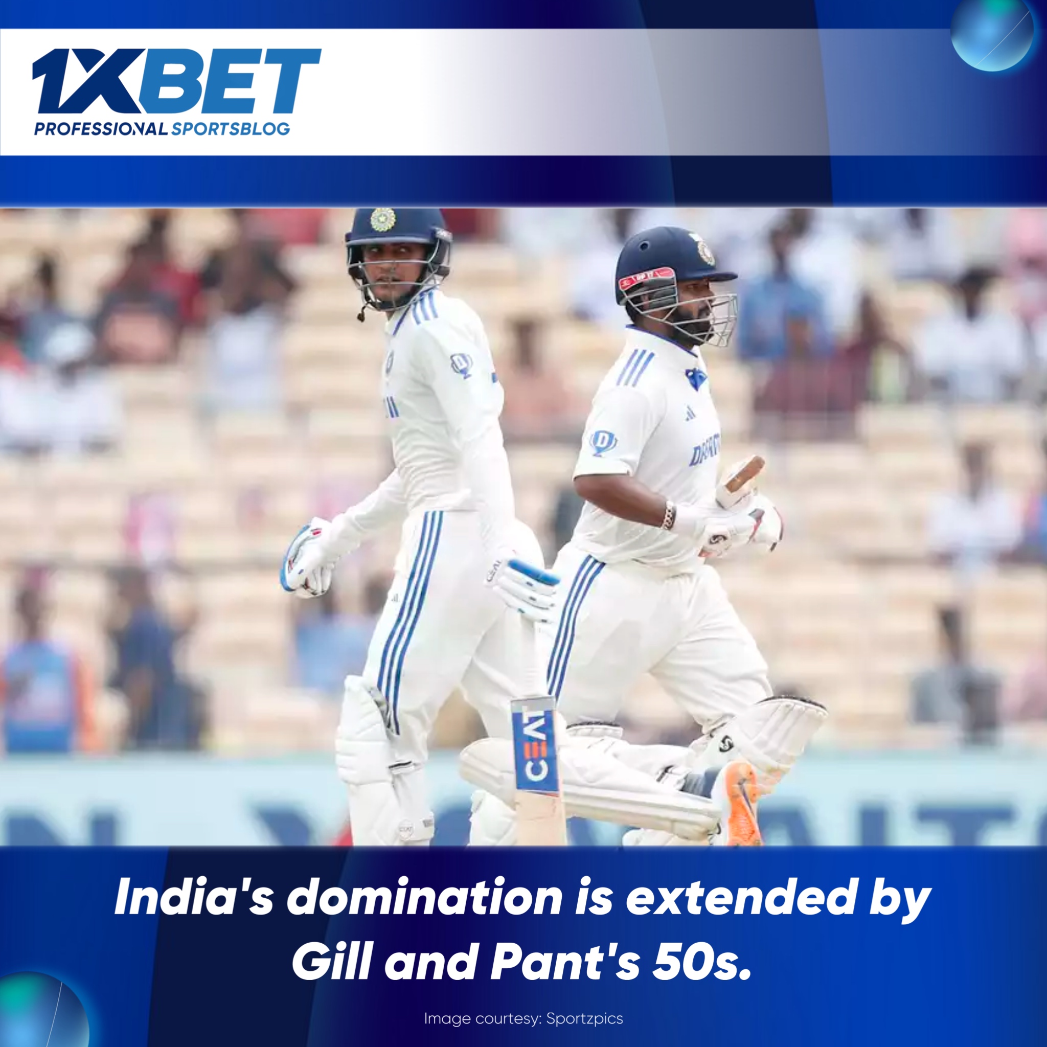 Gill and Pant Dominate in India-Bangladesh Test Match