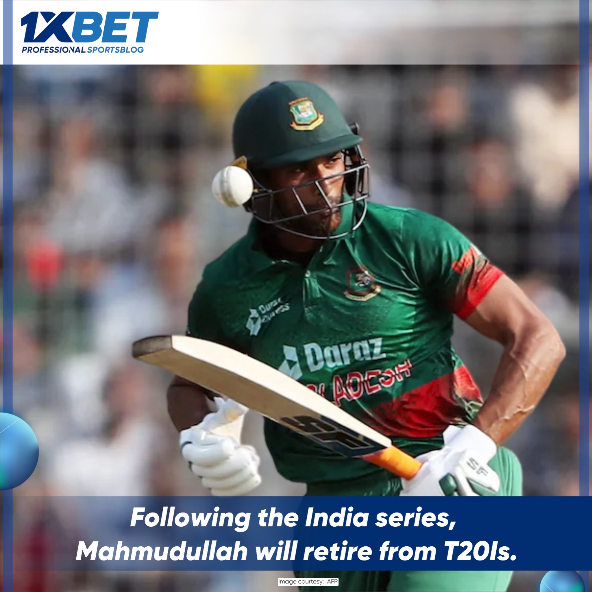 Bangladesh's Mahmudullah Announces T20I Retirement After India Series