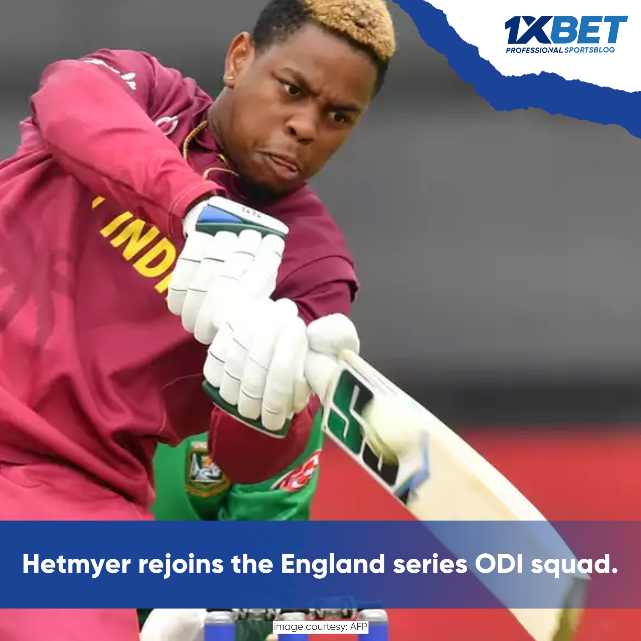 Shimron Hetmyer Rejoins West Indies ODI Squad for England Series