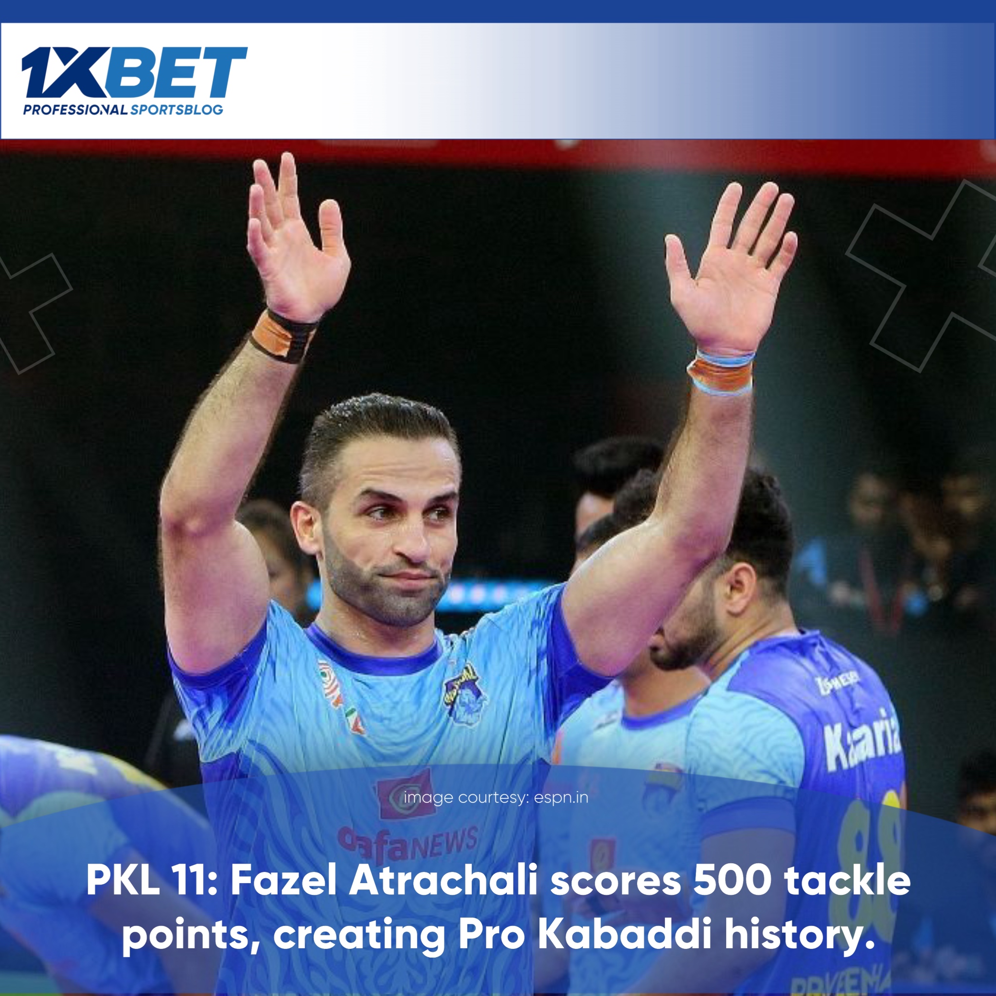 Fazel Atrachali: First Defender to Score 500 Tackle Points in PKL History