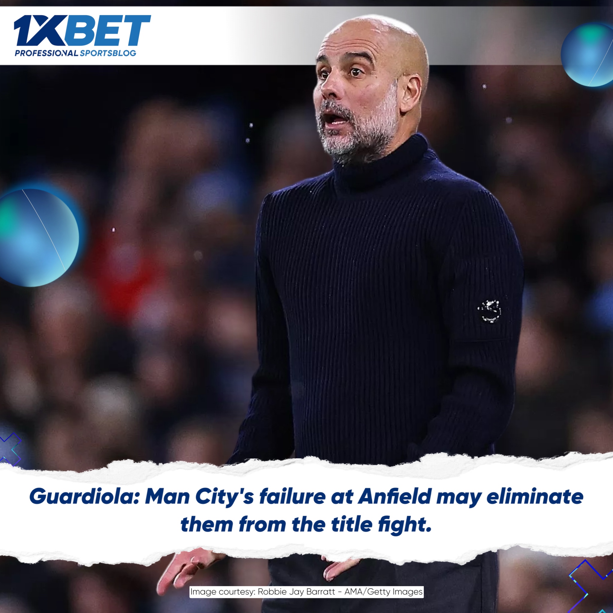 City's Premier League Chances Dampened According to Pep Guardiola